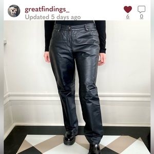 Danier genuine leather pants. 🖤